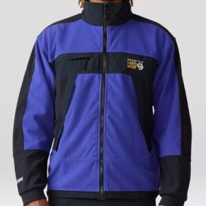 Mountain Hardware Men’s WINDSTOPPER® TECH JACKET Large Navy Blue and Black